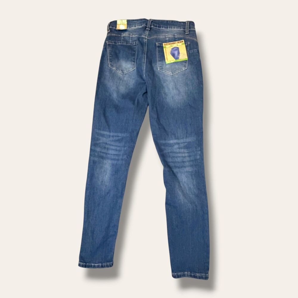 Wax Jean Jeans Womens 11/30 High Rise Sustainable Denim Medium Wash - Picture 3 of 10